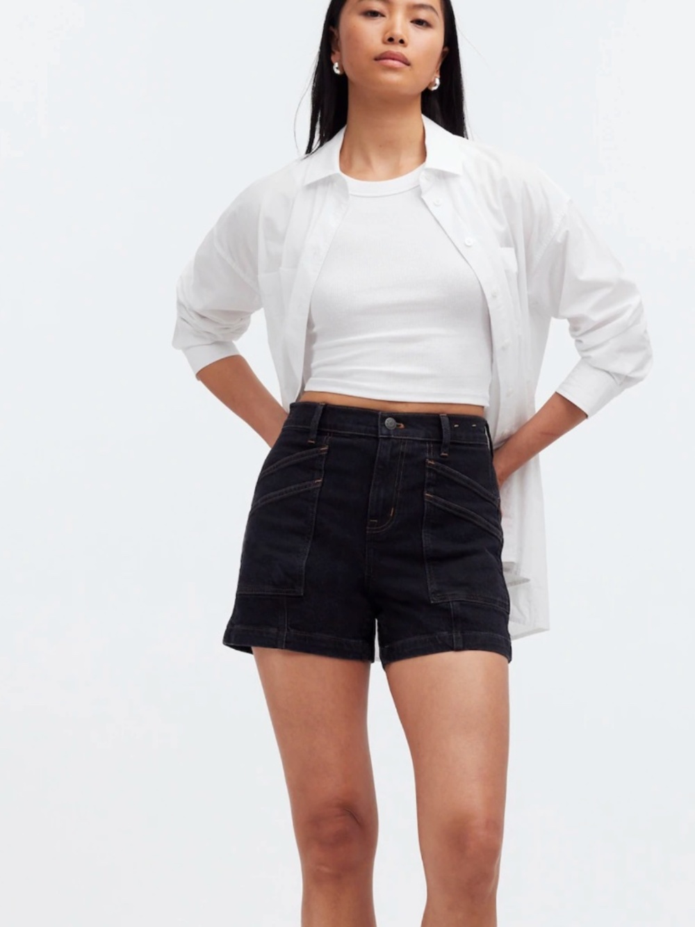 Madewell the Perfect Mid-Length Jean Short
